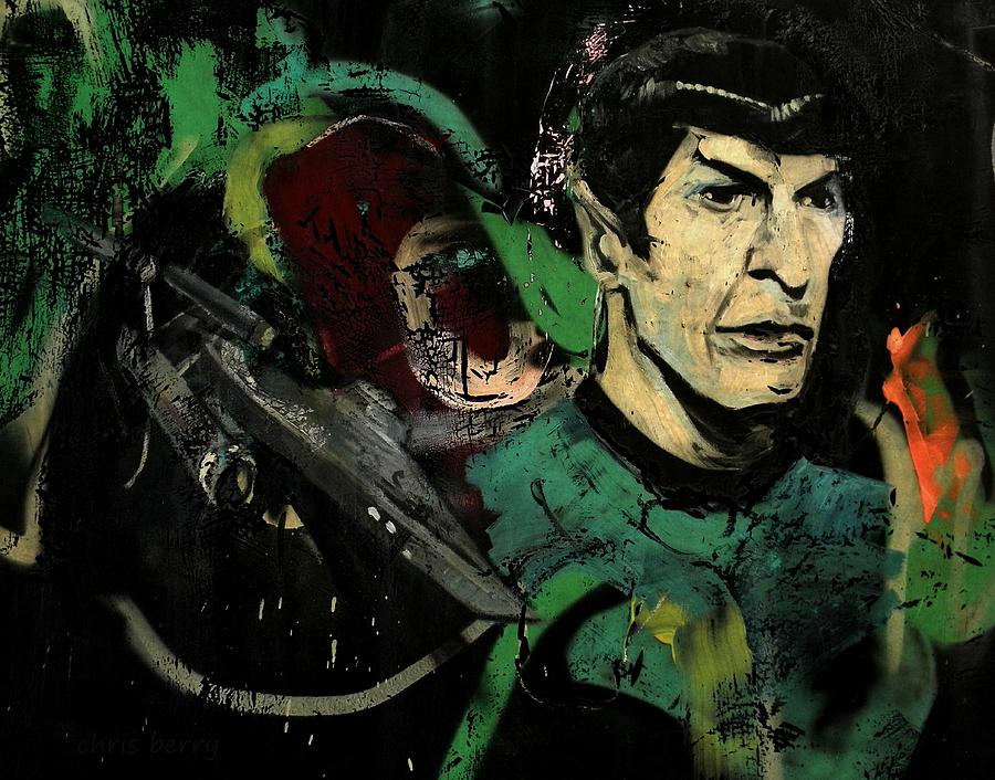 Mr Spock in Urban Mural Photograph by Chris Berry