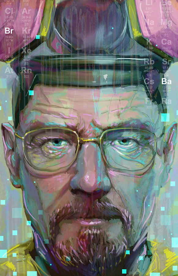 Walter White Digital Art - Mr. White by Jeremy Scott