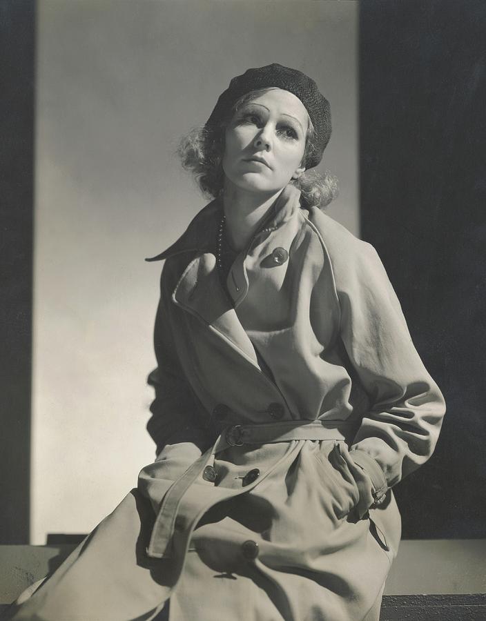 Mrs. Robert L. Stevens As Greta Garbo Photograph by Edward Steichen