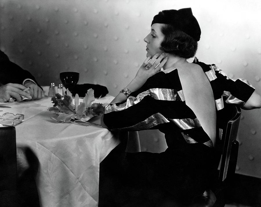 Mrs. William Wetmore Wearing An Augusta Bernard Photograph by Edward Steichen