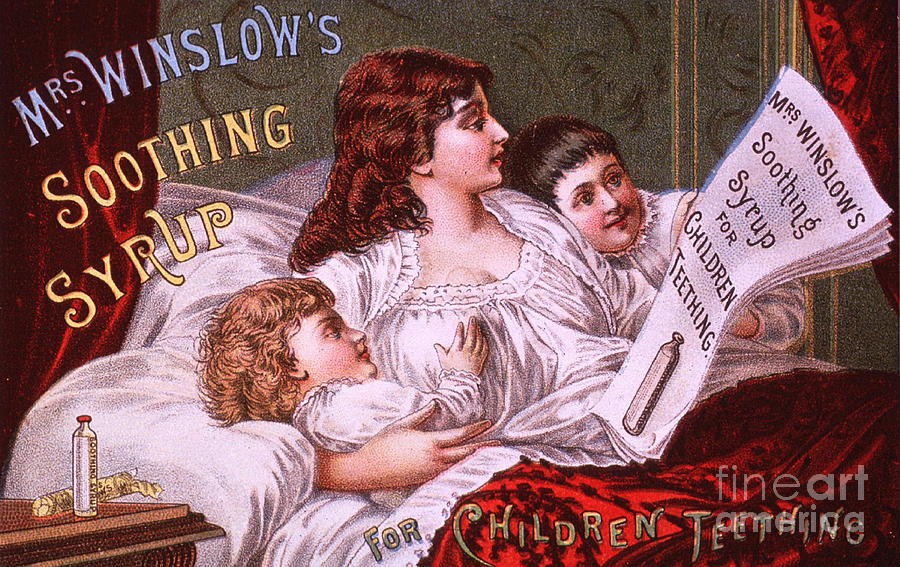 Mrs Winslows Soothing Syrup Photograph by NLM Science Source