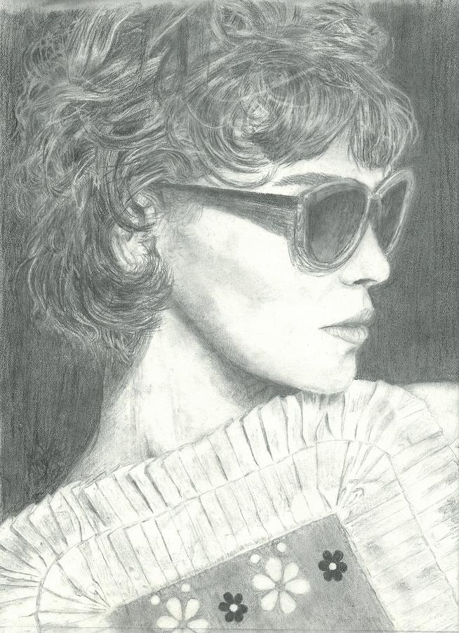 Vintage Hollywood Drawing - Ms. Kenton by Cody Smith