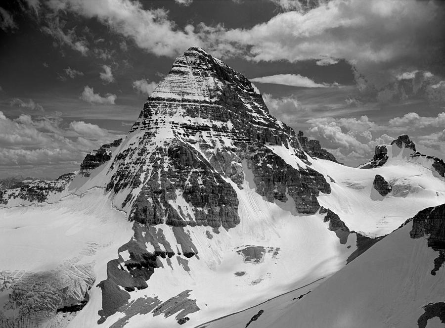103457-BW-Mt. Assiniboine 3 Photograph by Ed  Cooper Photography