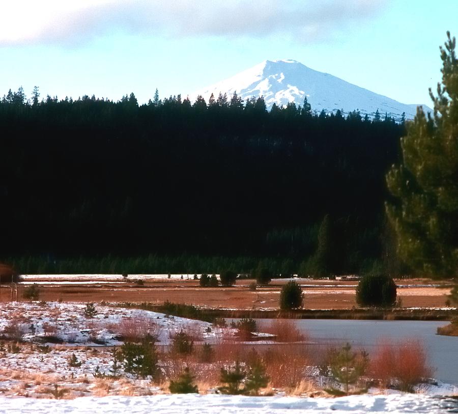 Mountain Photograph - Mt Bachelor 1144 2 by Jerry Sodorff