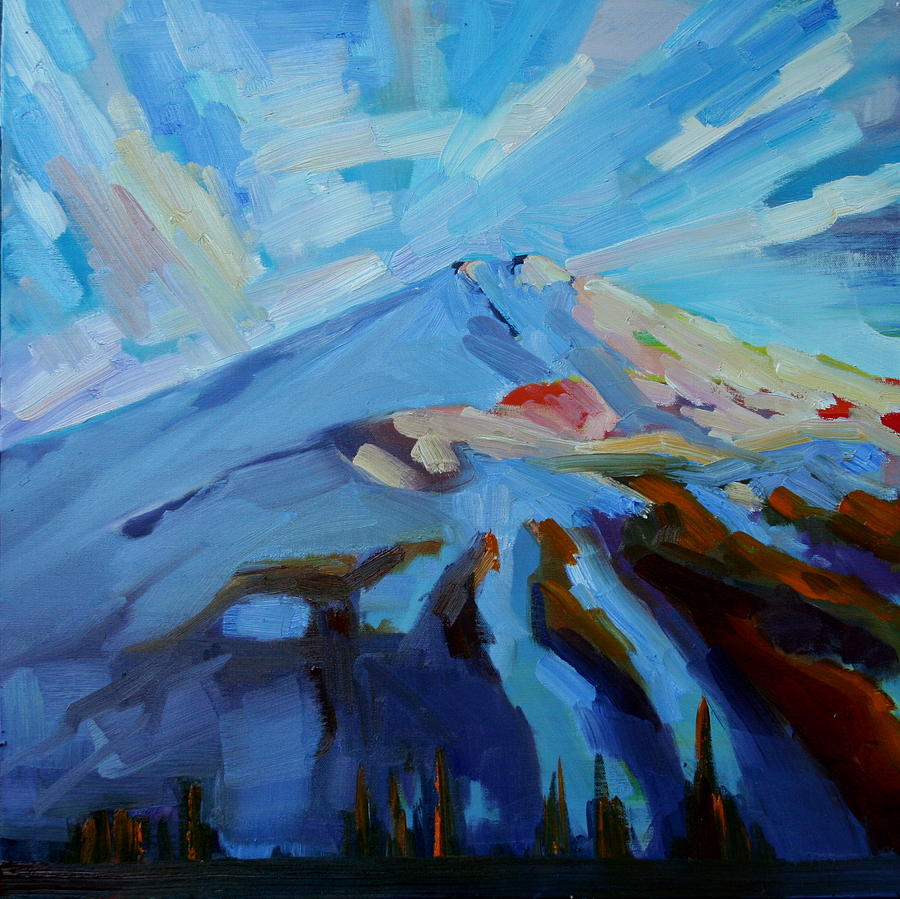 Mt. Bachelor Painting by Gregg Caudell