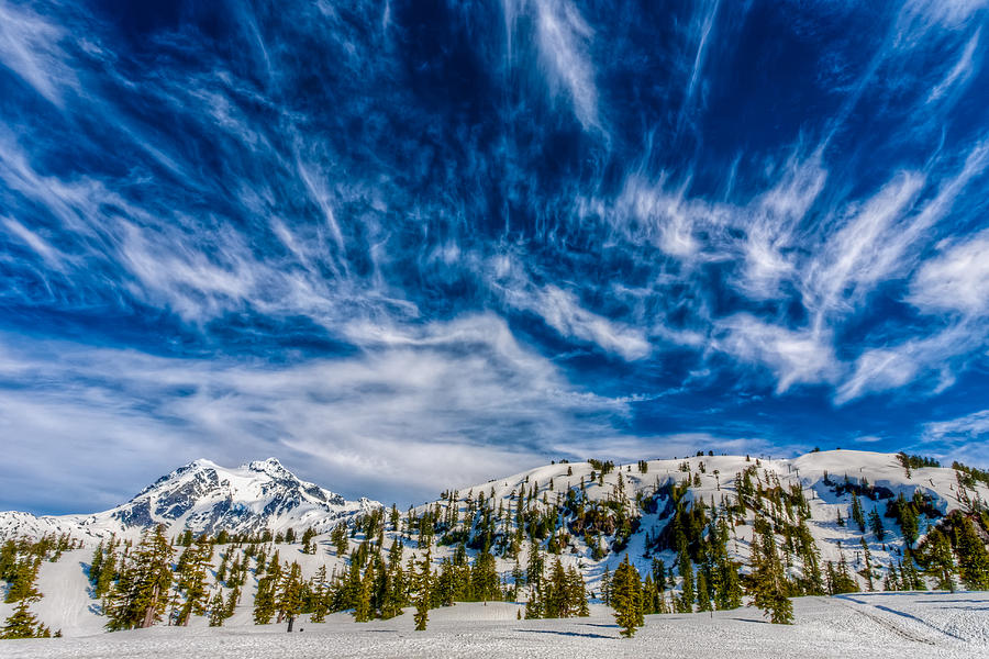 Mt. Baker Clouds Photograph by Tommy Farnsworth