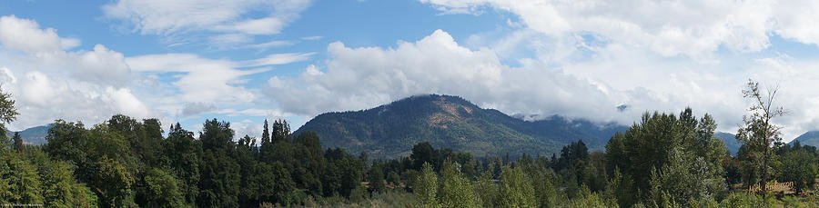 Mt Baldy Panorama from Grants Pass Photograph by Mick Anderson