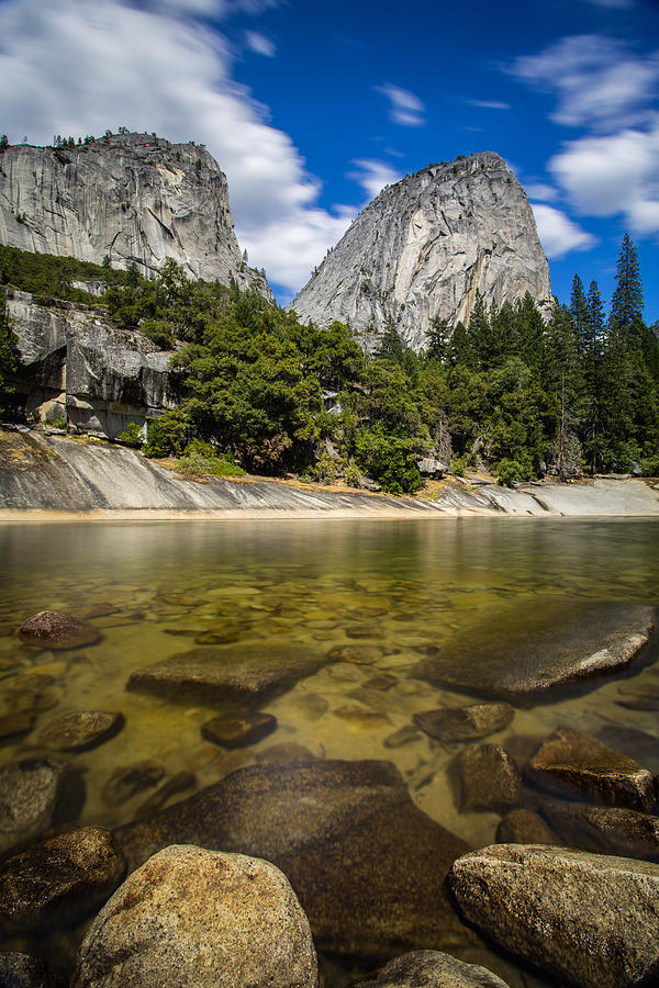 Yosemite National Park Photograph - Mt. Broderick and Liberty Cap by Mike Lee