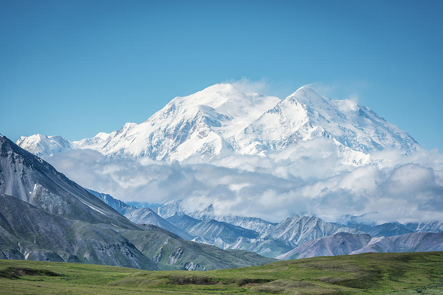 Landscape Photograph - Mt. Denali - Alaska 20,310 by Jeffrey C. Sink