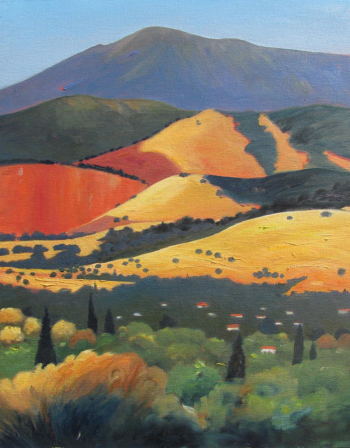 Tree Painting - Mt. Diablo 1 by Gary Coleman