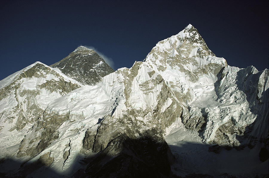 Mt Everest And Mt Nuptse Photograph by Colin Monteath