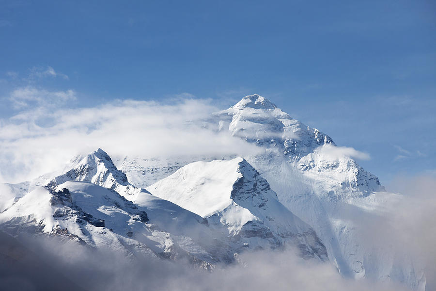 Mt Everest, From Mt Everest Base Camp Photograph by Sean Caffrey Mt Everest, From Mt Everest Base Camp Photograph by Sean Caffrey
