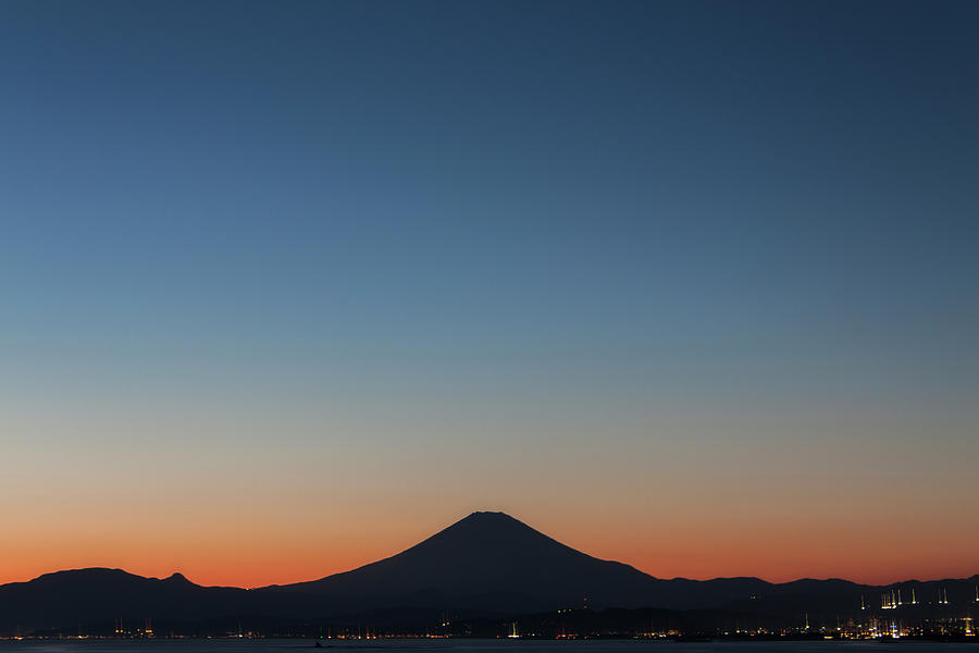 Mt Fuji After Sunset Photograph by Jesse D. Eriksen