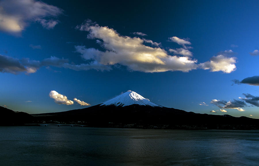 Mt Fuji at sunset Photograph by Matt Swinden