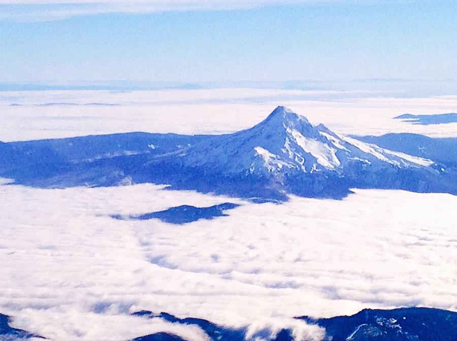Mt. Hood Above the Clouds Photograph by Nick Gustafson