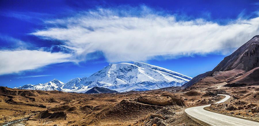 Mt. Kongur & Karakoram Highway, Pamir Photograph by Feng Wei Photography