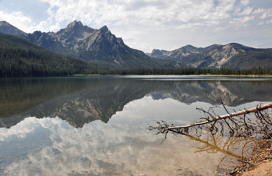Mt. Mcgowan Reflected in Stanley Lake Photograph by Victoria Porter