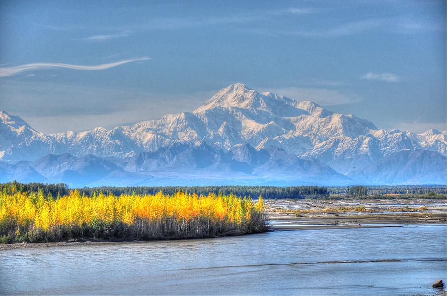 Mt McKinley - Alaska Photograph by Bruce Friedman