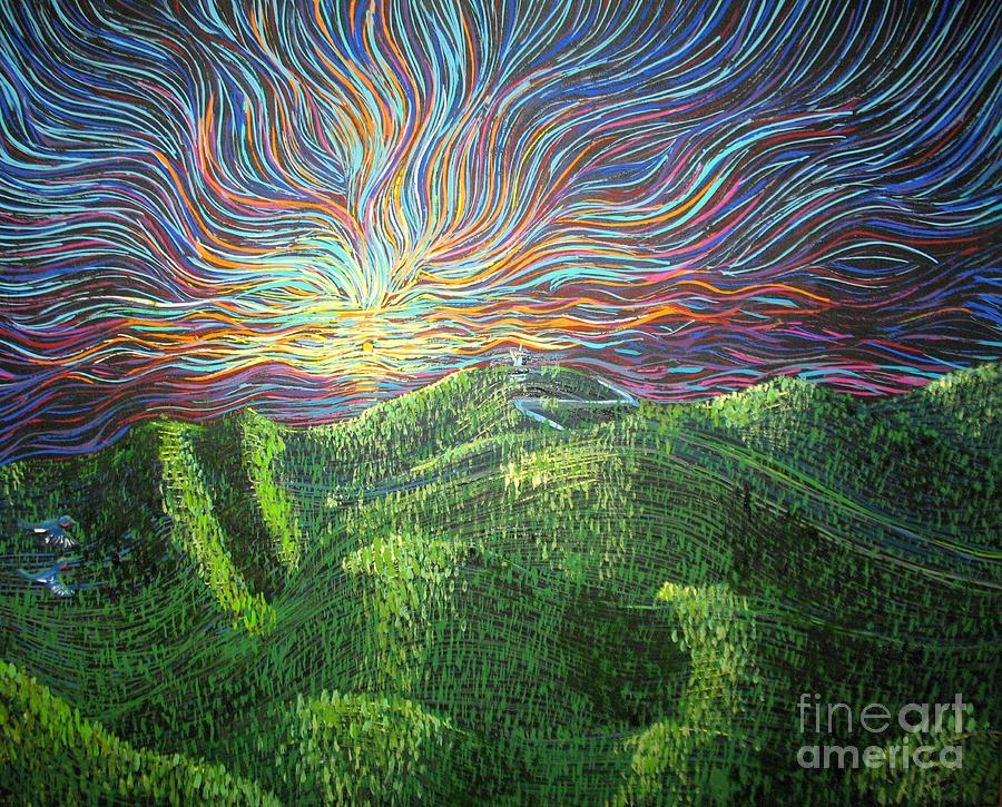 Mt. Mitchell  Painting by Stefan Duncan