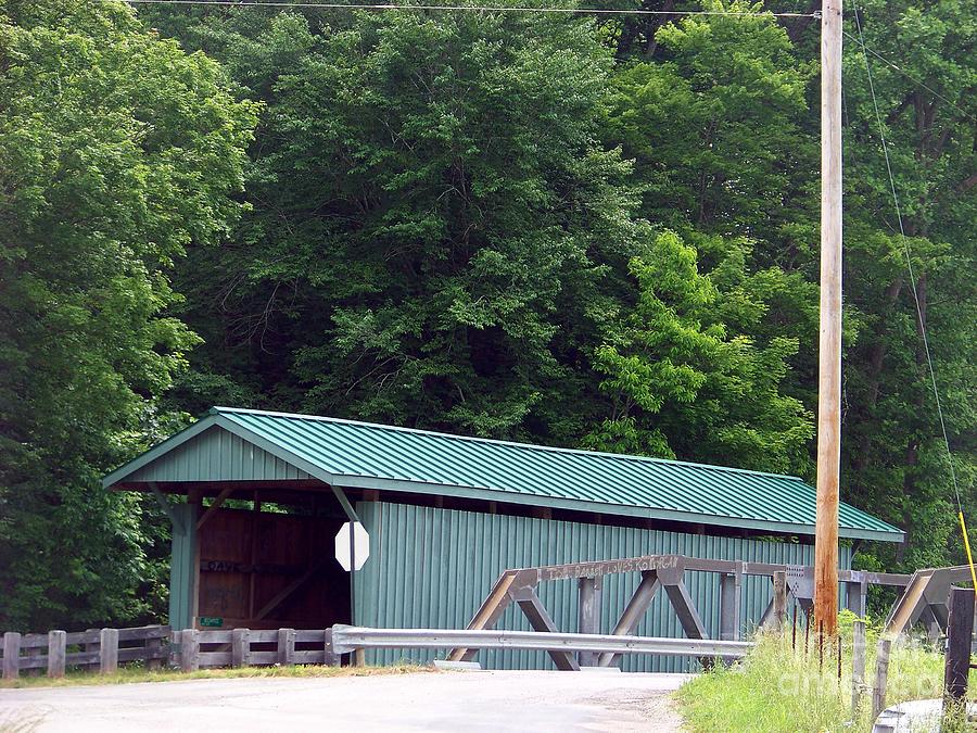 Mt Olive Covered Bridge Photograph by Charles Robinson
