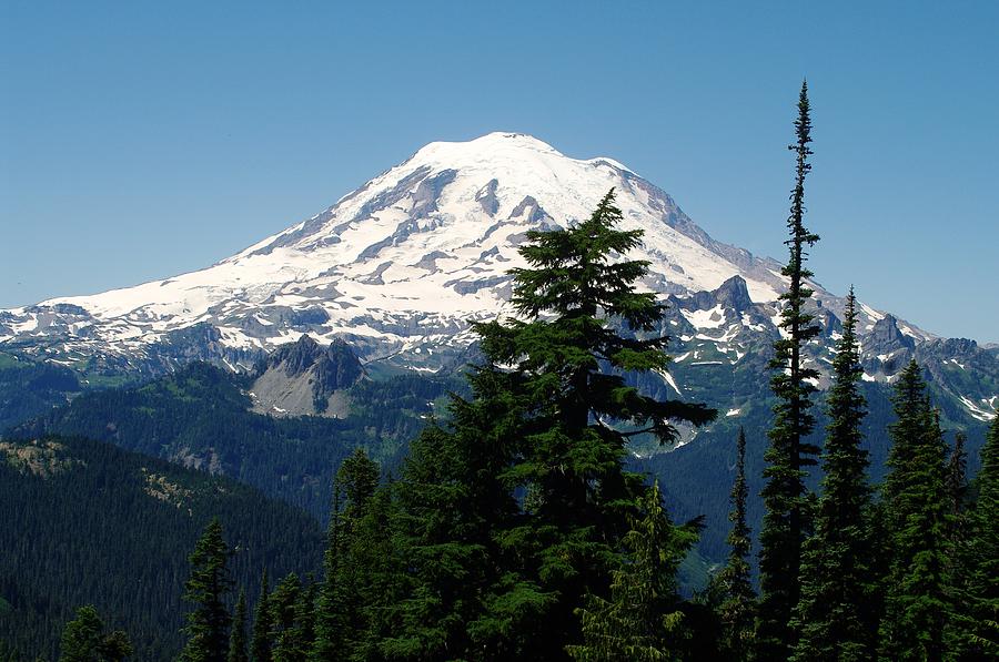 Mt Rainer from the Crest Trail Photograph by Jeff Swan - Fine Art America