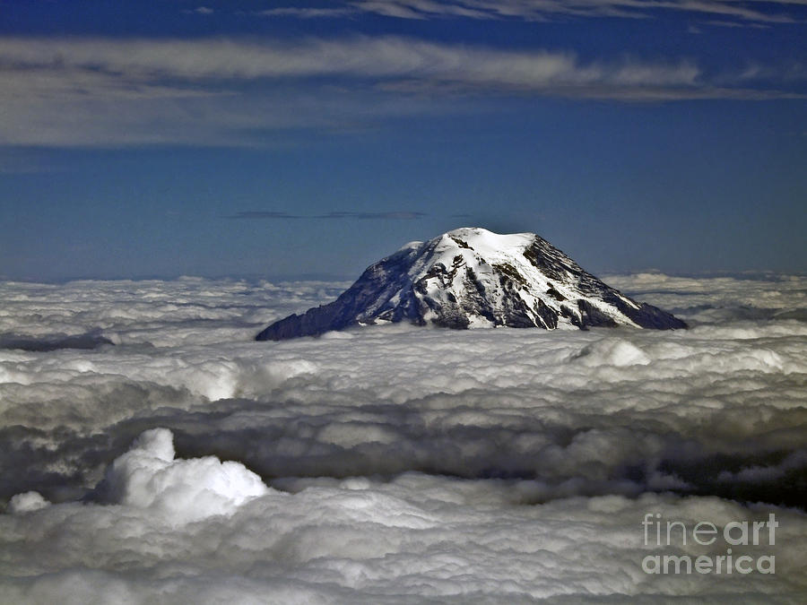 Mt. Rainier AK702L Photograph by Howard Stapleton - Fine Art America