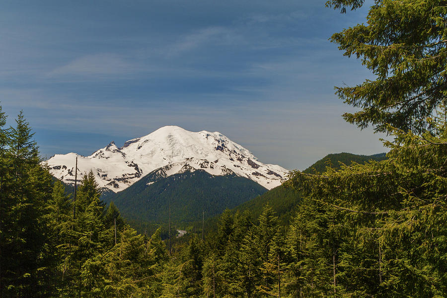 Mountain Photograph - Mt Rainier by Brian Harig