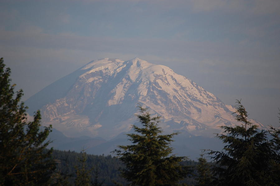 Mt. Rainier Photograph by Erika Barrett - Fine Art America