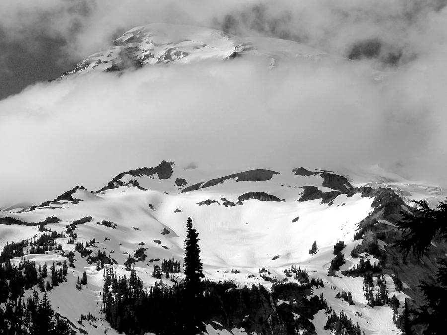 Mt. Rainier Photograph by Spencer Bodian - Pixels