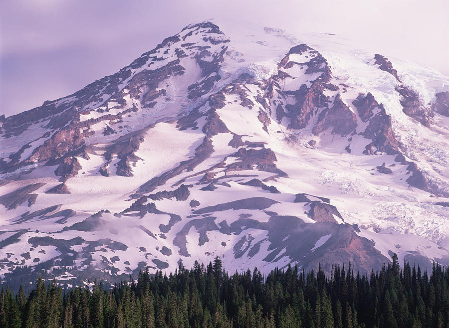 Mt Rainier Washington Photograph by Tim Fitzharris