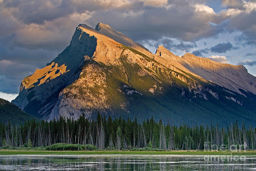 Mt. Rundle Grandeur Photograph by Jerry Fornarotto