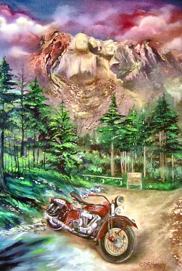 Mt. Rushmore in the 1940's Painting by Deana Harvey - Fine Art America