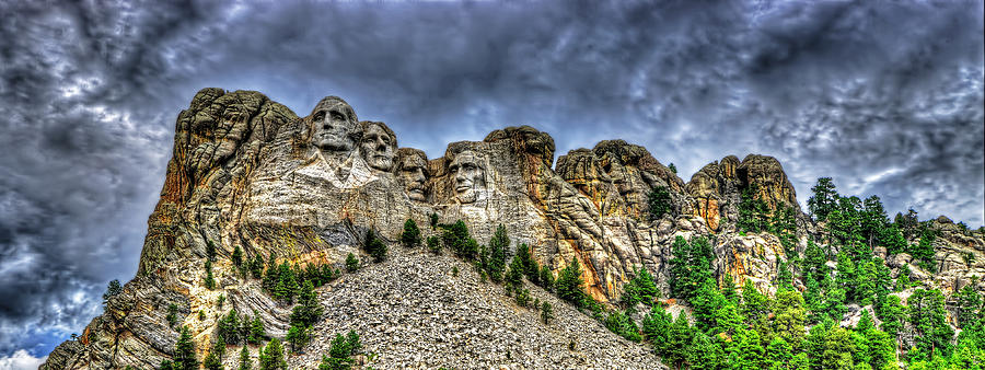 Mt Rushmore Photograph by Jim Boardman