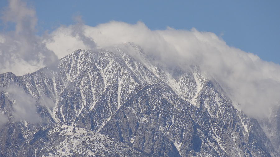 Palm Springs Photograph - Mt. San Jacinto in Clouds by Patrick Morgan