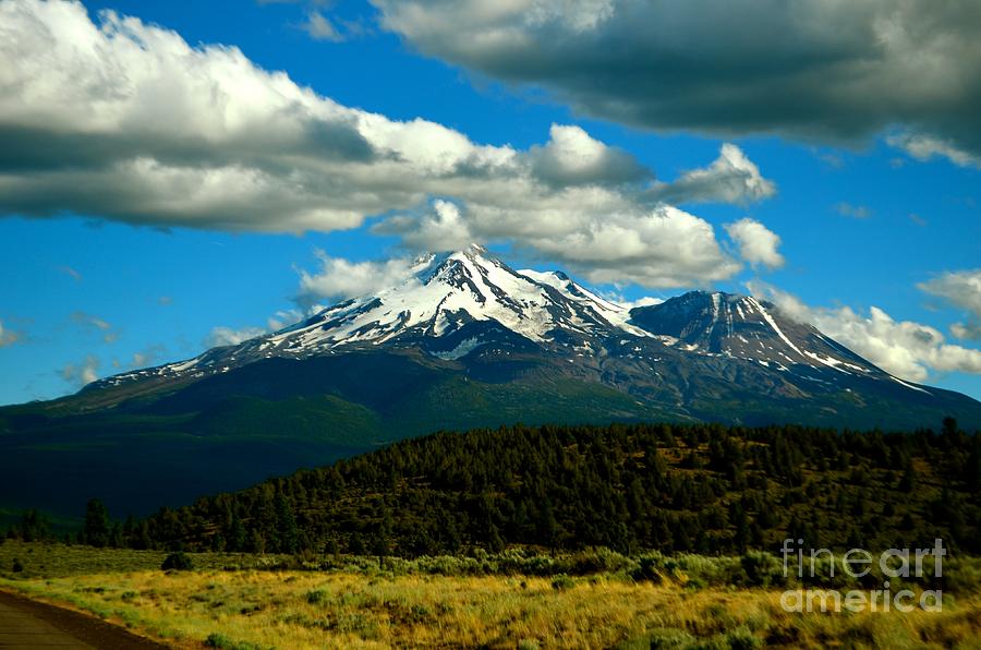 Nature Photograph - Mt. Shasta   by Johanne Peale