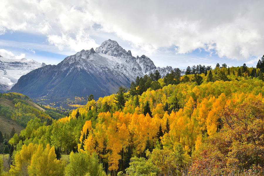 Mt. Sneffels Color Photograph by Ray Mathis