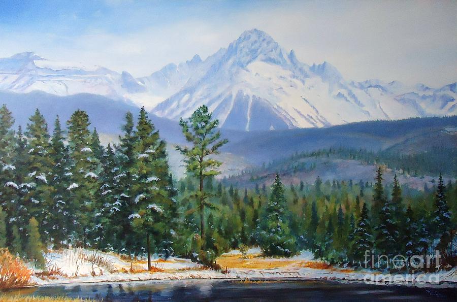 Colorado Rockies Painting - Mt. Sneffels by Phillip  Powell