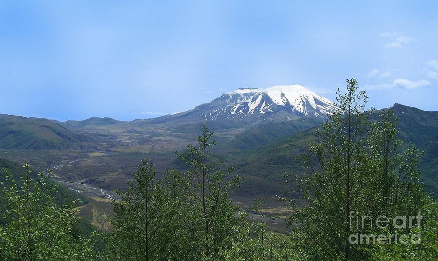 Mt St Helens from Elk Rock Photograph by Charles Robinson