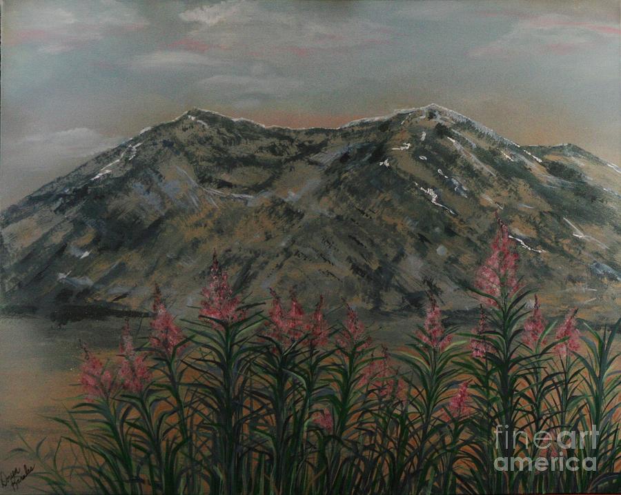 Flower Painting - Mt St.Helen by Doreen Karales Zonts
