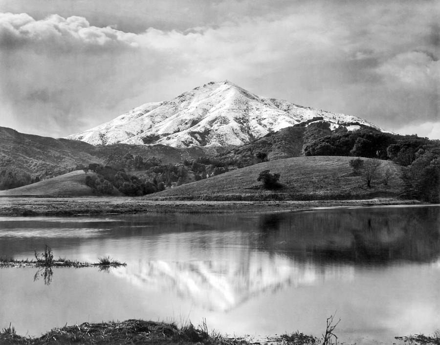 Mt. Tamalpais In Snow Photograph by Underwood Archives