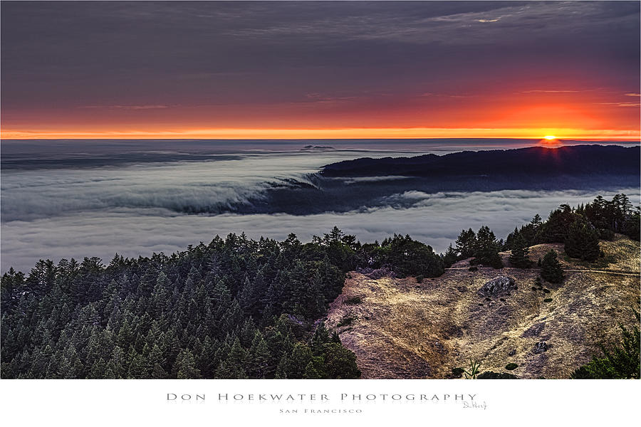 Mt. Tamalpias Sunset Photograph by Don Hoekwater Photography
