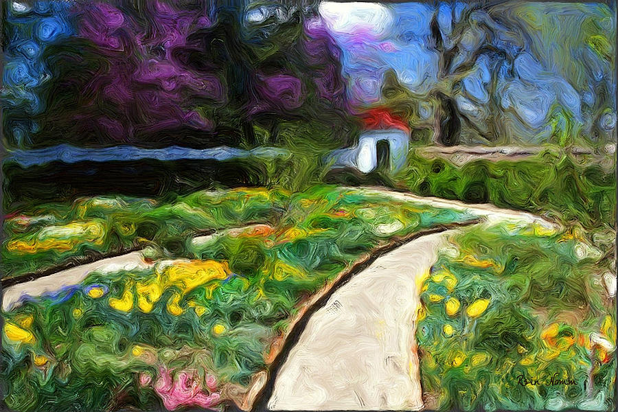 Mt. Vernon Spring Garden Painting by Rein Nomm