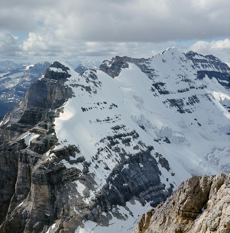 T-703510-Mt. Victoria seen from Mt. Lefroy Photograph by Ed  Cooper Photography