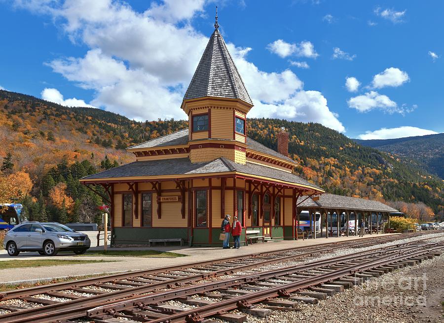 Mt Washington Railroad - Crawford Depot Photograph by Adam Jewell