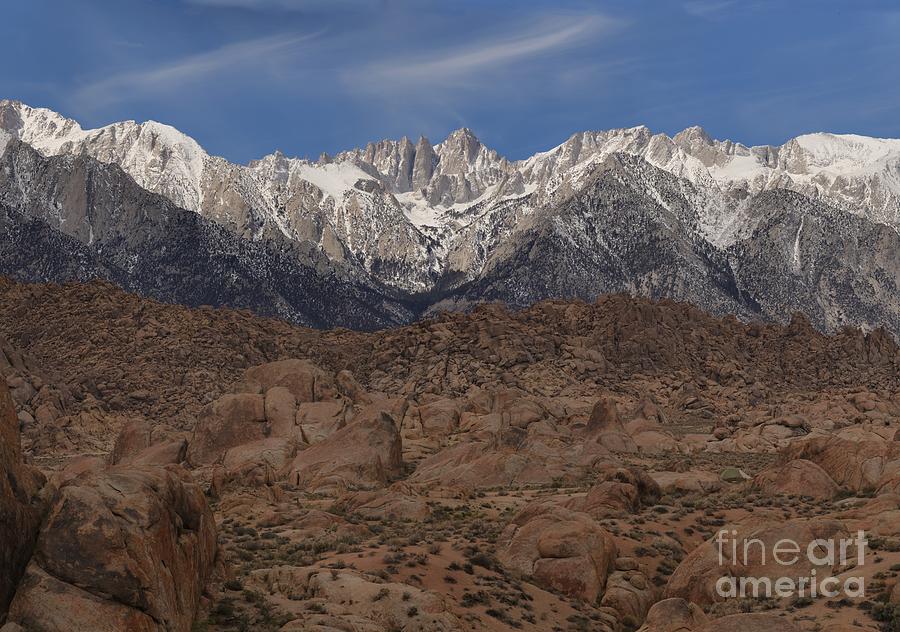 Mt. Whitney In The Alabama Hills Photograph by Adam Jewell