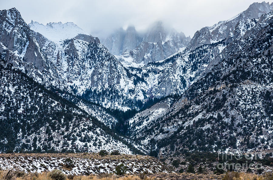 Mt  Whitney Portal - Owens Valley California Photograph by Gary Whitton