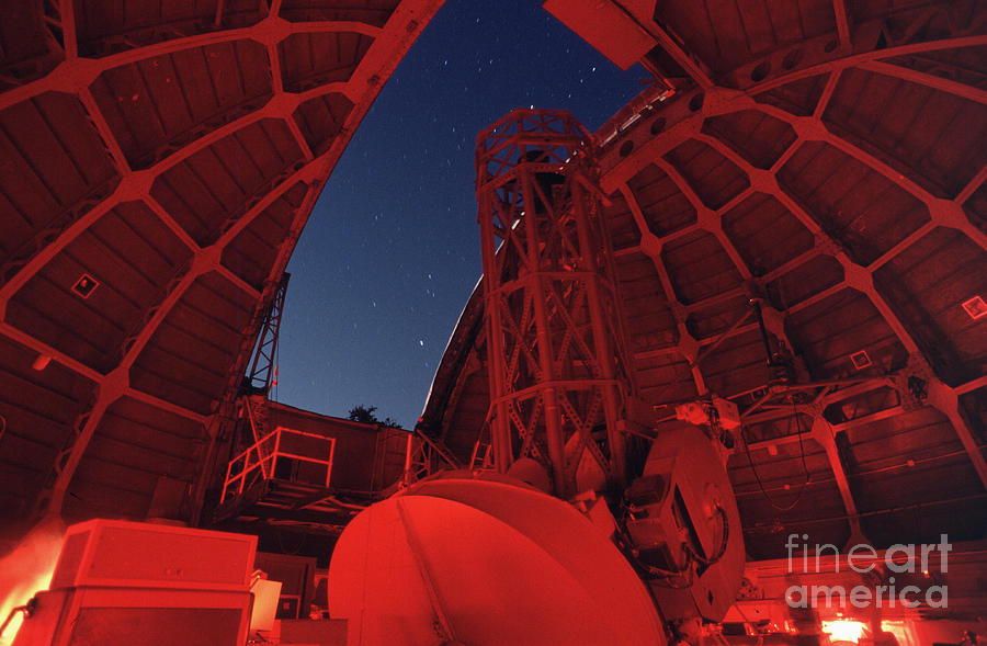 Telescope Photograph - Mt. Wilson 60 Inch Telescope by Chris Cook