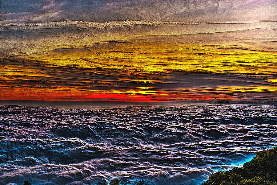 Mt Wilson Sunset Photograph by Richard J Cassato