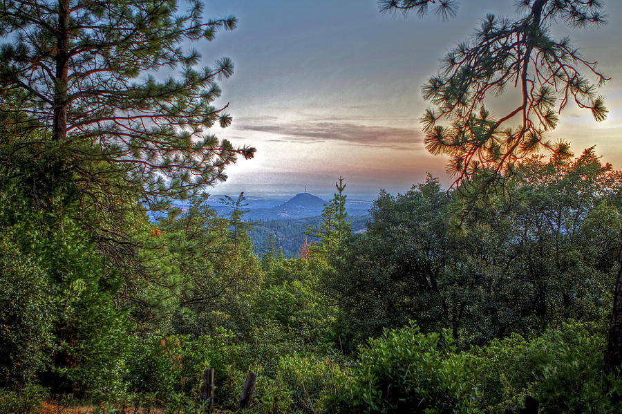 Sunset Photograph - Mt. Zion Lookout to Jackson Butte by SC Heffner