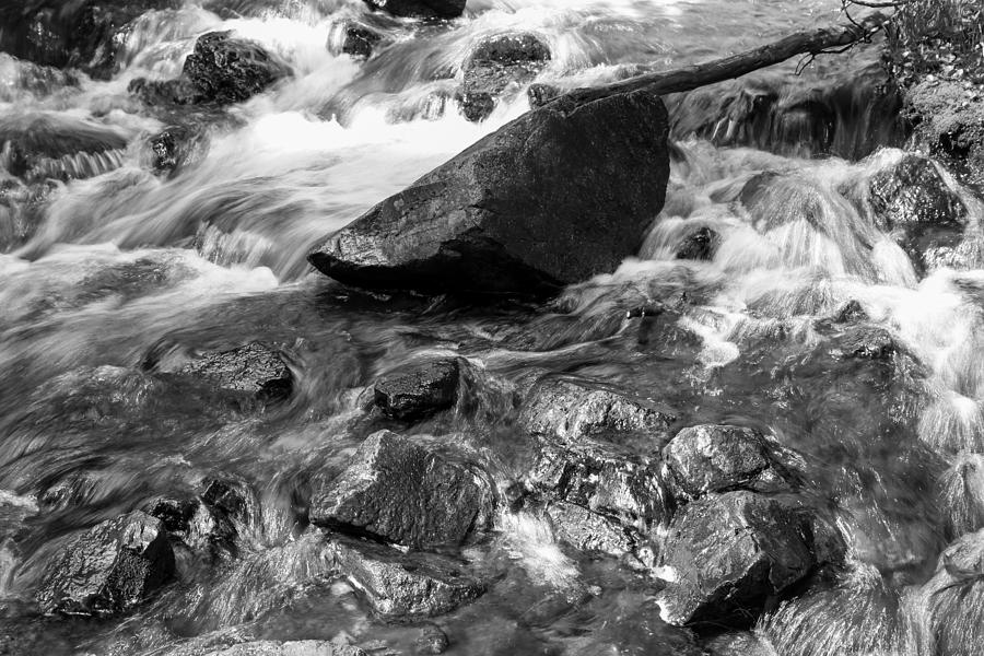 Mtn Stream BW4 Photograph by Kevin Buffington | Fine Art America